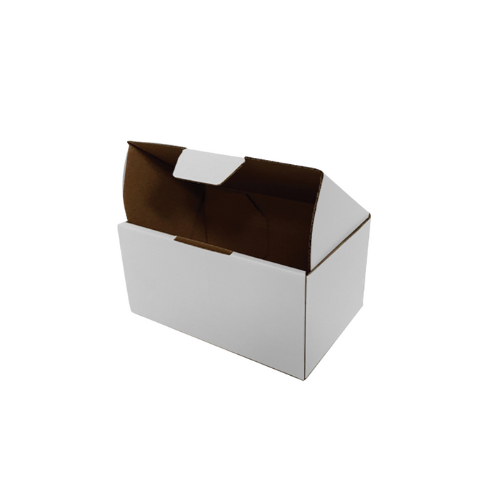 100 x 75 x 50mm Die Cut Mailing Shipping Packing Cardboard Boxes White