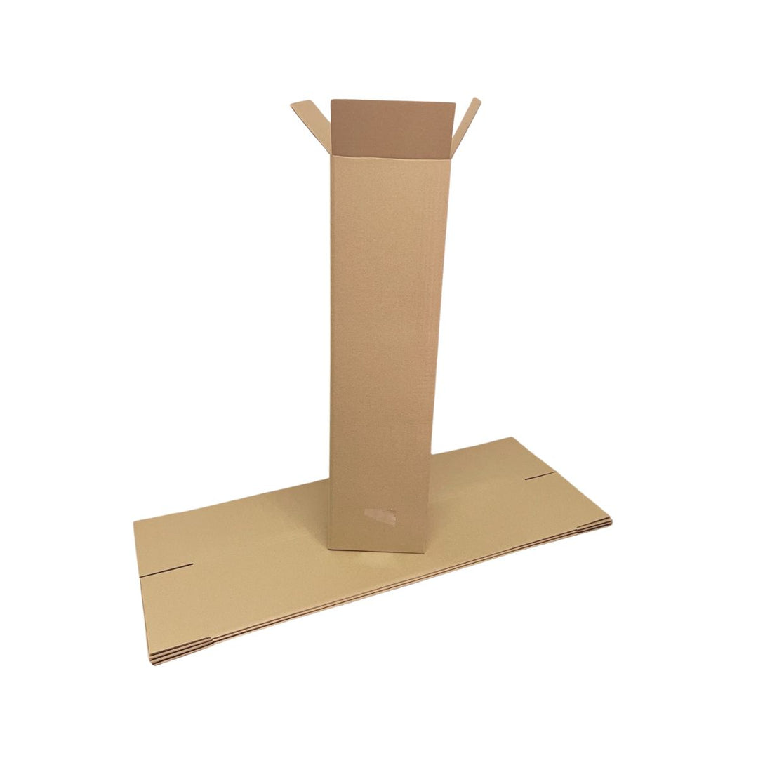 Heavy-Duty Brown Mailing Tube - 150 x 150 x 600mm - Secure Long Tube Carton