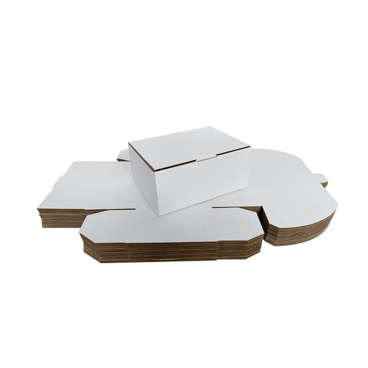 Wholesale 2000pcs 220 x 160 x 100mm Die Cut Mailing Shipping Packing Cardboard Boxes - White