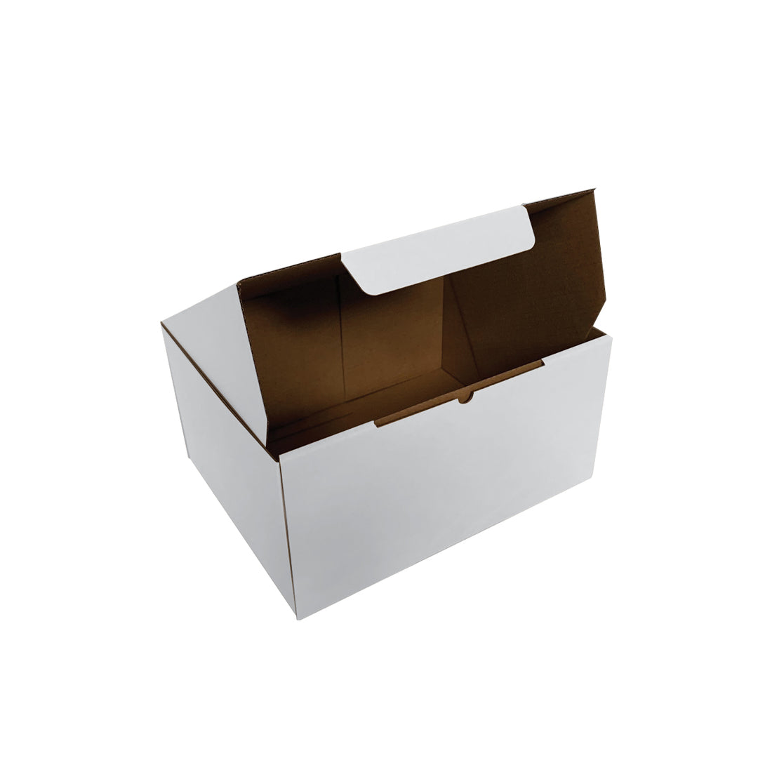 Wholesale 2000pcs 240 x 190 x 120mm Die Cut Mailing Shipping Packing Cardboard Boxes - White