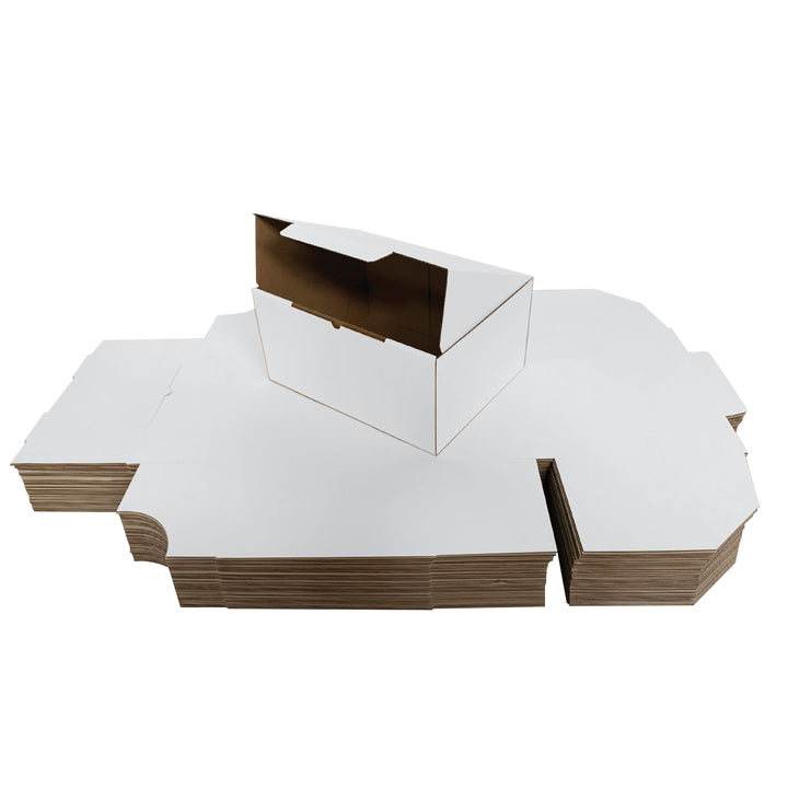 Wholesale 2000pcs 240 x 190 x 120mm Die Cut Mailing Shipping Packing Cardboard Boxes - White