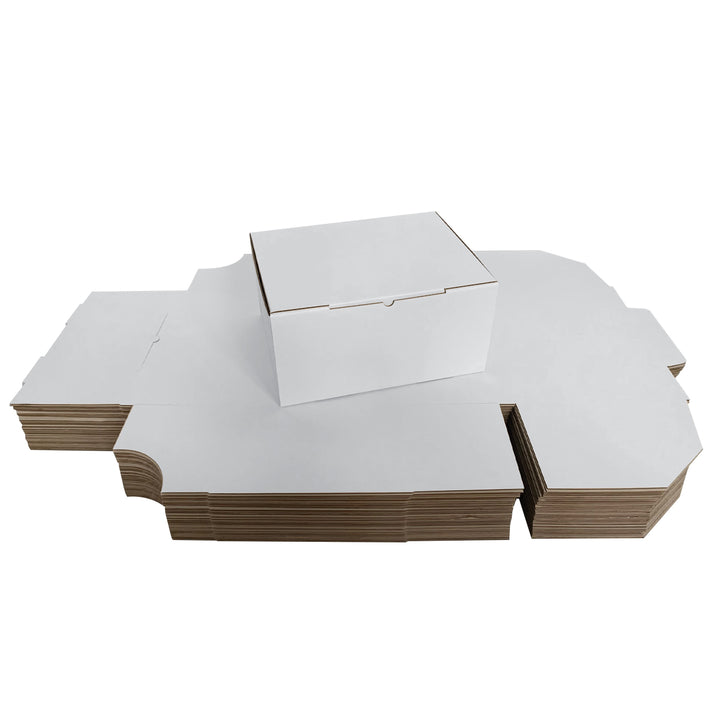 240 x 190 x 120mm Die Cut Mailing Shipping Packing Cardboard Boxes White