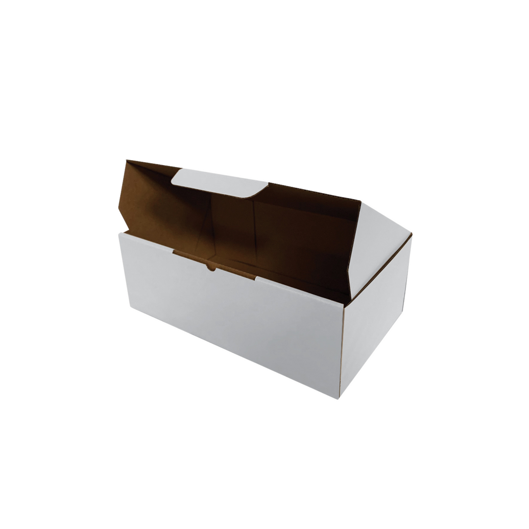 250 x 150 x 90mm Die Cut Mailing Shipping Packing Cardboard Boxes White