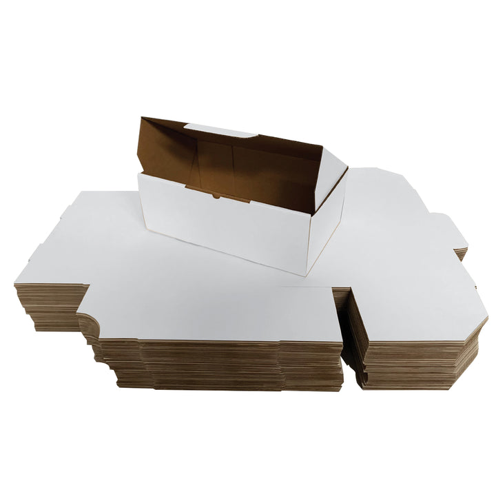 250 x 150 x 90mm Die Cut Mailing Shipping Packing Cardboard Boxes White