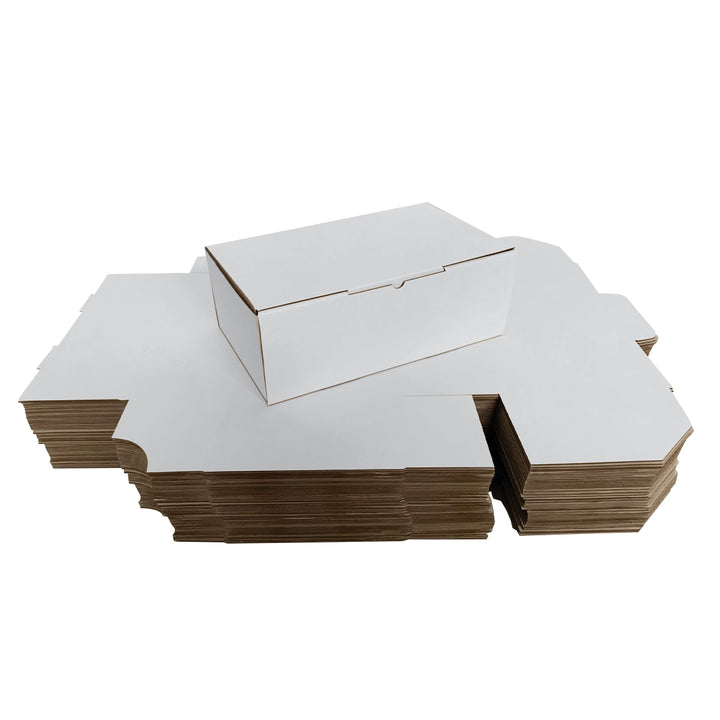 250 x 150 x 90mm Die Cut Mailing Shipping Packing Cardboard Boxes White