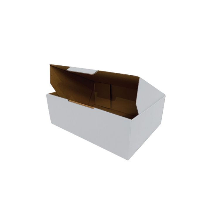 Wholesale 2000pcs 270 x 200 x 95mm Die Cut Mailing Shipping Packing Cardboard Boxes - White