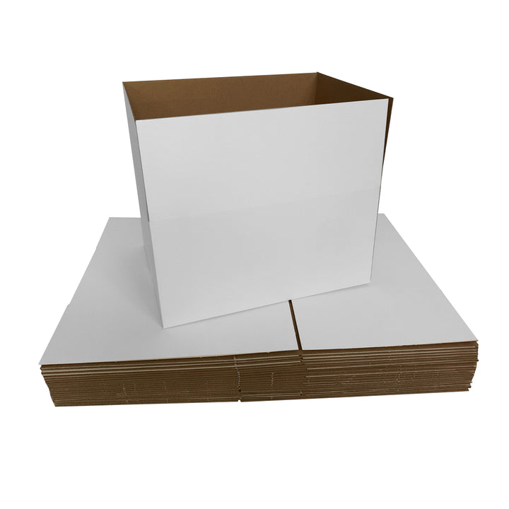 270 x 160 x 120mm Regular Mailing Slotted Shipping Packing Cardboard Boxes White