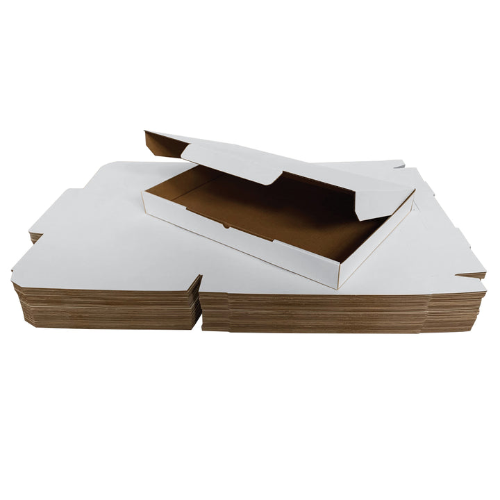 Wholesale 2000pcs 310 x 220 x 35mm Die Cut Mailing Shipping Packing Cardboard Boxes - White