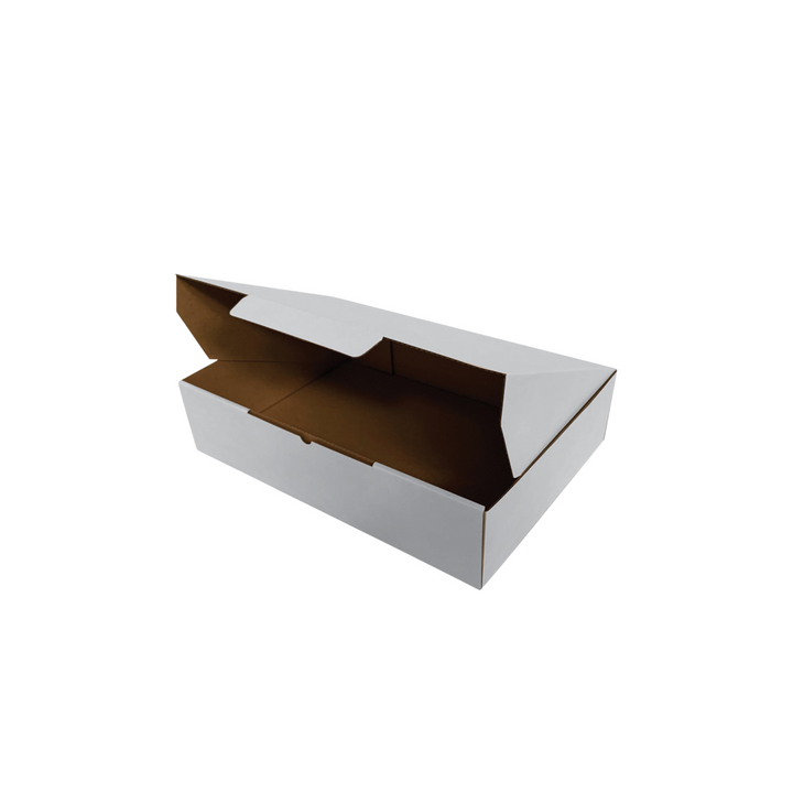 310x 220 x 75mm Die Cut Mailing Shipping Packing Cardboard Boxes White