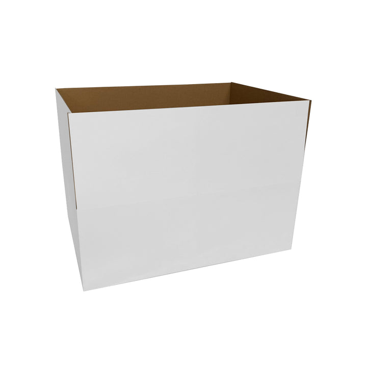 Wholesale 1000pcs 390 x 280 x 140mm Regular Mailing Slotted Shipping Packing Cardboard Boxes - White