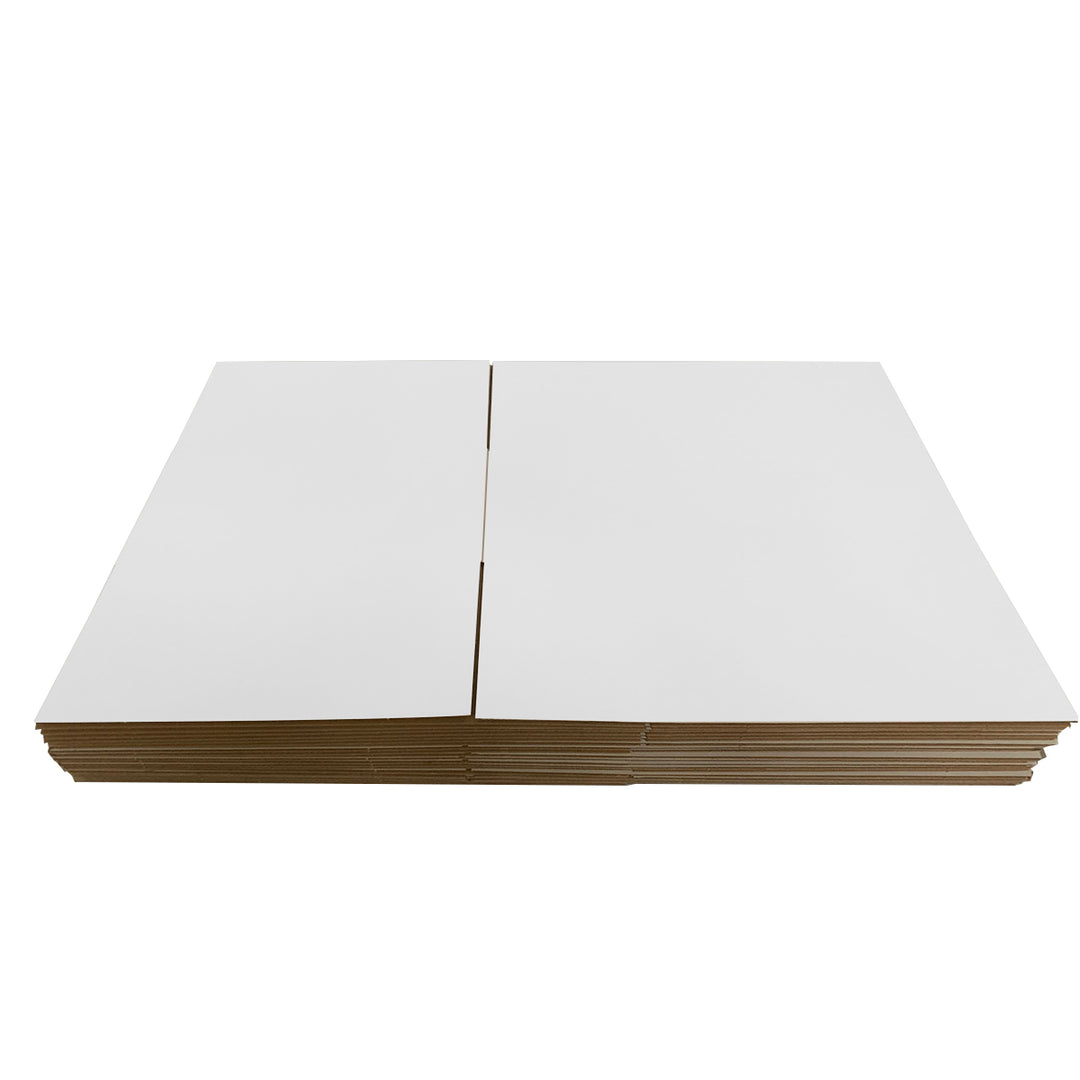 Wholesale 1000pcs 390 x 280 x 140mm Regular Mailing Slotted Shipping Packing Cardboard Boxes - White