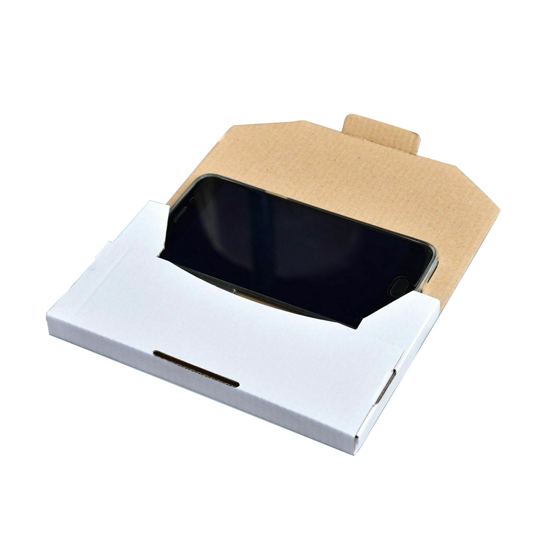 180 x 100 x 16mm Superflat Mailing Shipping Packing Cardboard Boxes White