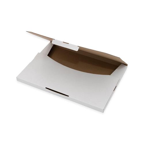 180 x 100 x 16mm Superflat Mailing Shipping Packing Cardboard Boxes White