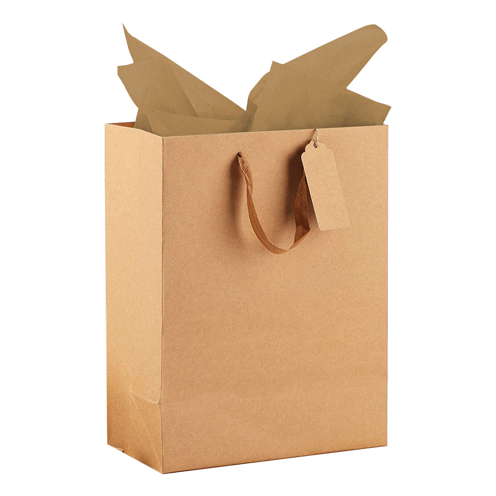 500pcs Brown Gift Wrapping Tissue Packaging Paper - 50cm x 70cm, Recyclable & Eco-Friendly