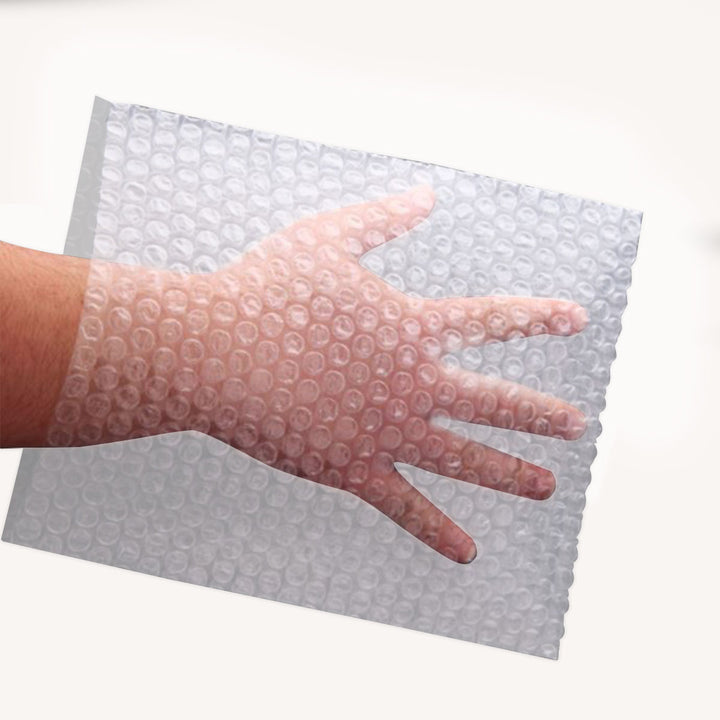 100pcs 425 x 500mm Bubble Seamless Bottom Pouch Clear Aircap Bubble Wrap Bags