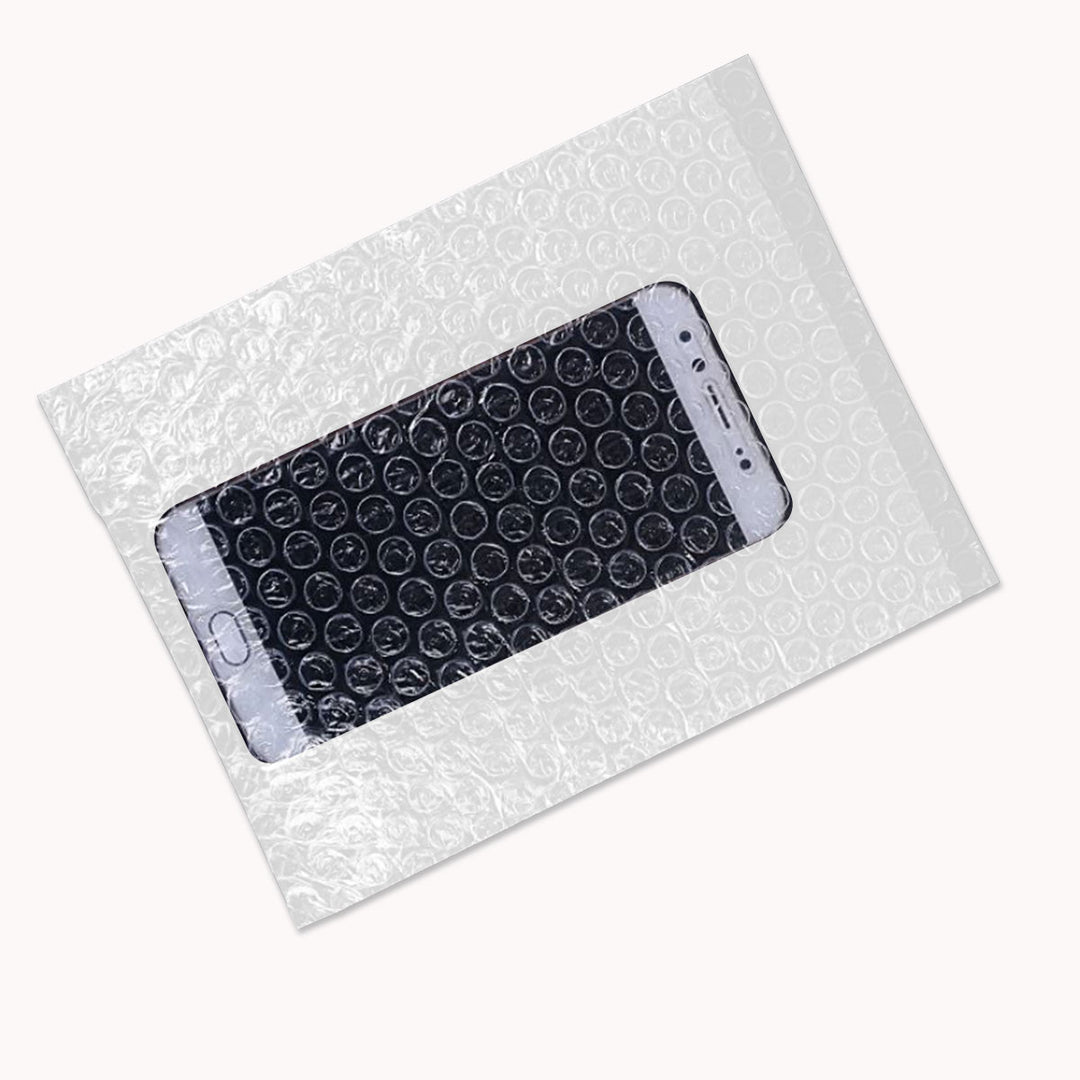 100pcs 425 x 500mm Bubble Seamless Bottom Pouch Clear Aircap Bubble Wrap Bags