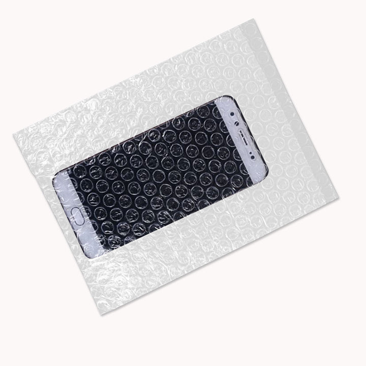 100pcs 425 x 500mm Bubble Seamless Bottom Pouch Clear Aircap Bubble Wrap Bags