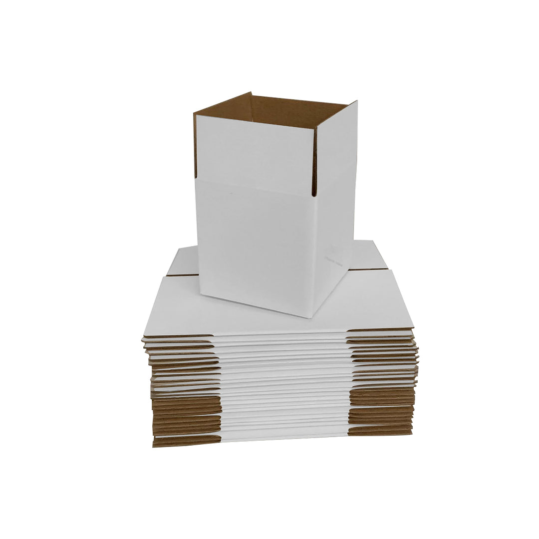 Wholesale 2000pcs 100 x 100 x 100mm Cube Mailing Shipping Packing Cardboard Boxes - White