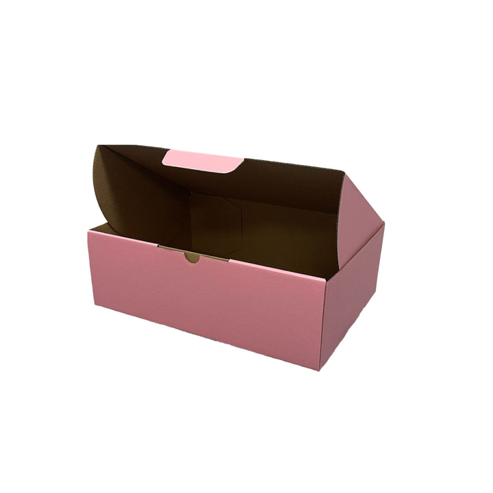 125 x 100 x 75mm Die Cut Mailing Shipping Packing Cardboard Boxes Pink