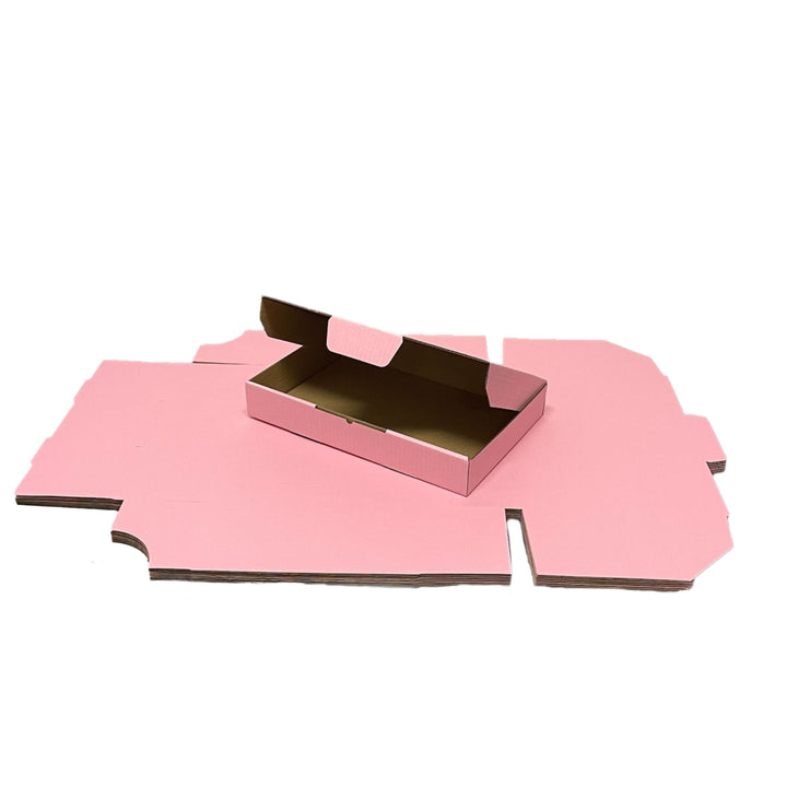 220 x 145 x 35mm Die Cut Mailing Shipping Packing Cardboard Boxes Pink