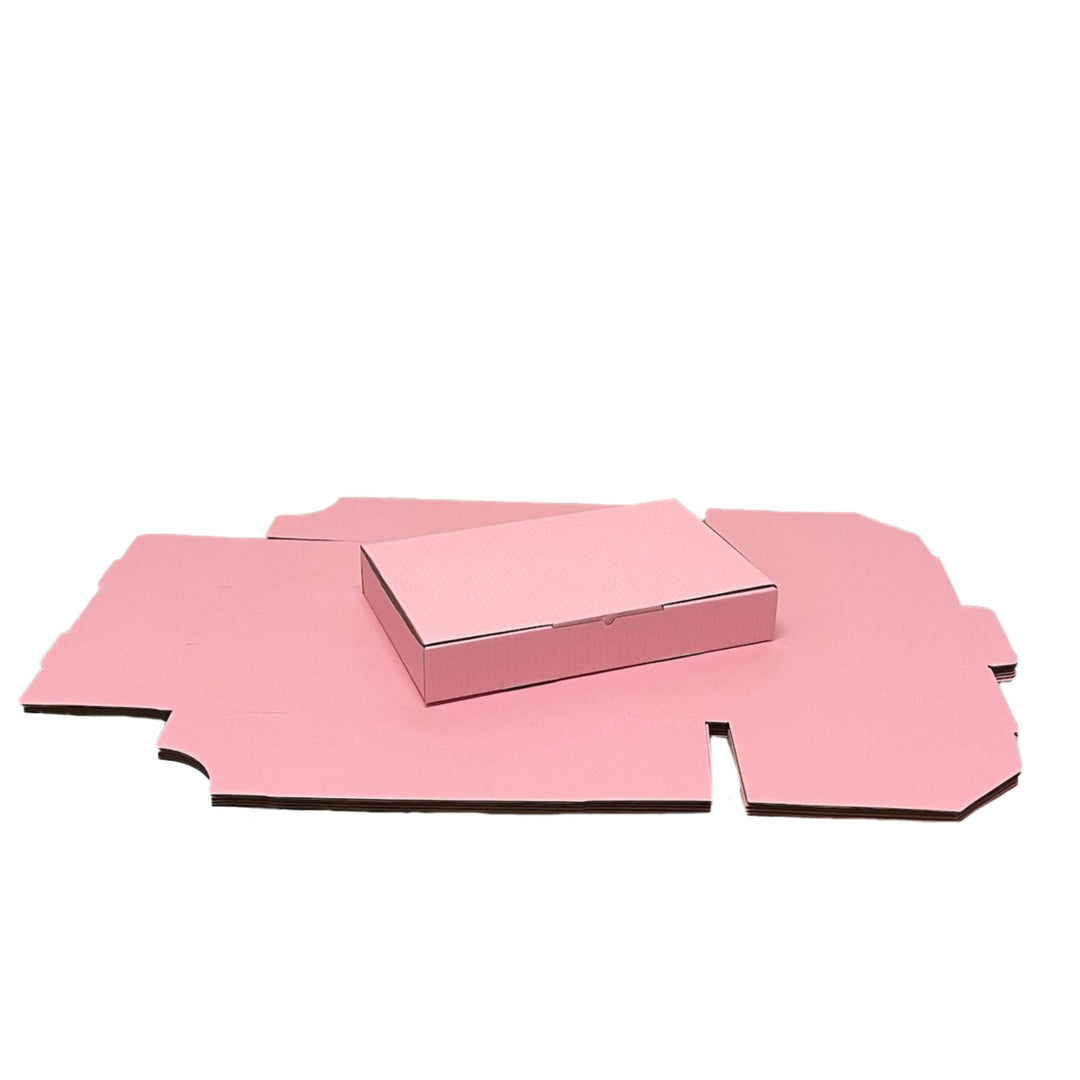 220 x 145 x 35mm Die Cut Mailing Shipping Packing Cardboard Boxes Pink