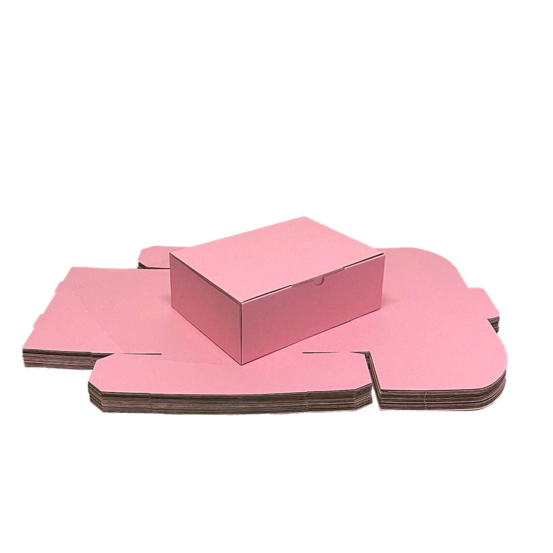 220 x 160 x 77mm Die Cut Mailing Shipping Packing Cardboard Boxes Pink