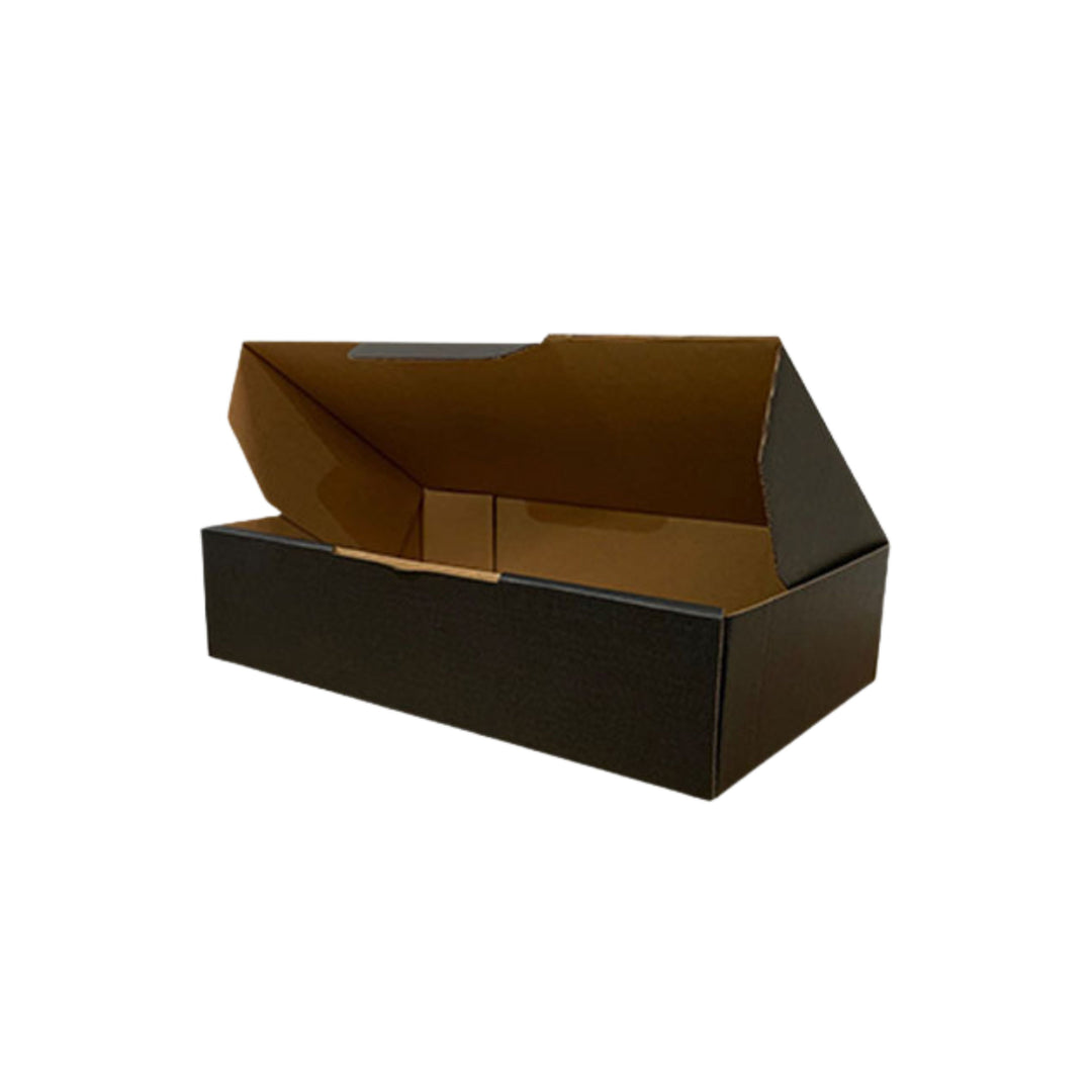 240 x 150 x 60mm Die Cut Mailing Shipping Packing Cardboard Boxes Black- Medium Sized Best Cardboard Shop Brisbane