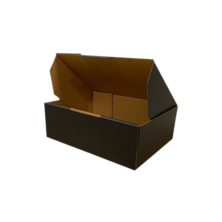 270 x 200 x 95mm Die Cut Mailing Shipping Packing Cardboard Boxes Black- Medium Sized Best Cardboard Shop Brisbane