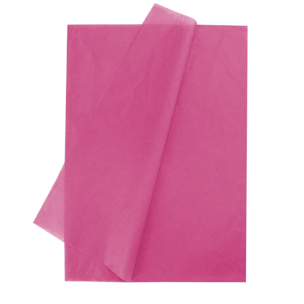 500pcs Hot Pink Gift Wrapping Tissue Packaging Paper - 50cm x 70cm, Recyclable & Eco-Friendly