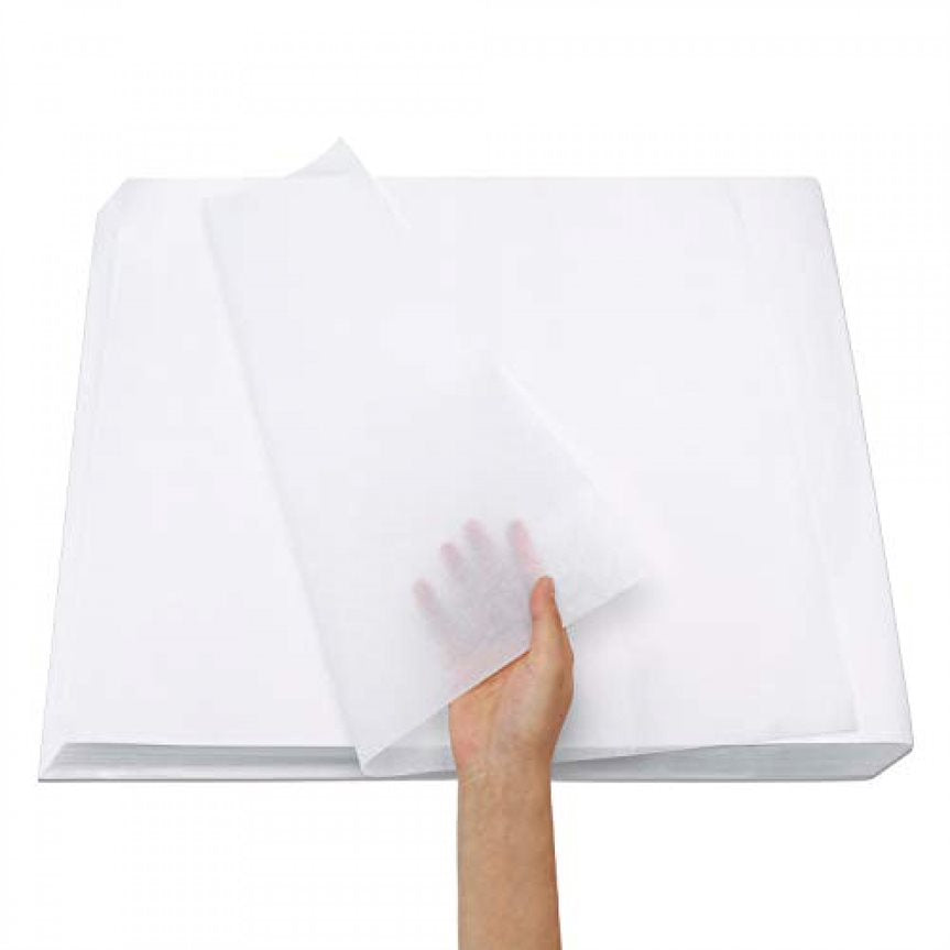 500pcs White Gift Wrapping Tissue Packaging Paper 50cm x 70cm - Recyclable and Eco-Friendly