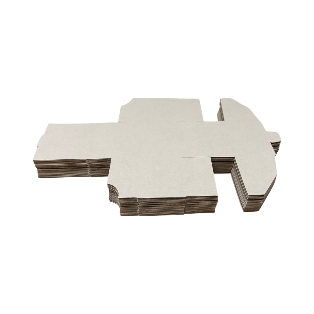 115 x 80 x 100mm White Corrugated Die Cut Mailing Box | Self-Locking, Flat-Pack, Eco-Friendly