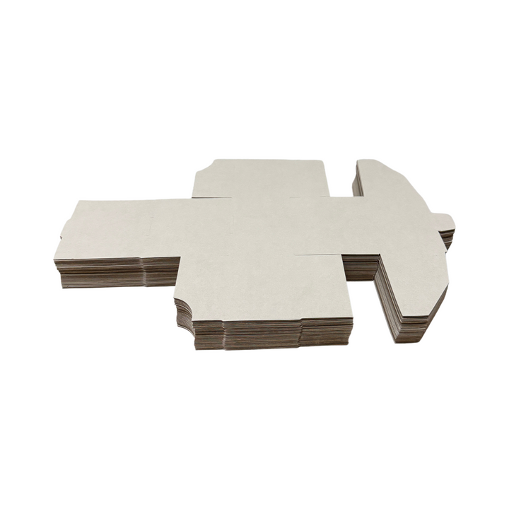 115 x 80 x 100mm White Corrugated Die Cut Mailing Box | Self-Locking, Flat-Pack, Eco-Friendly