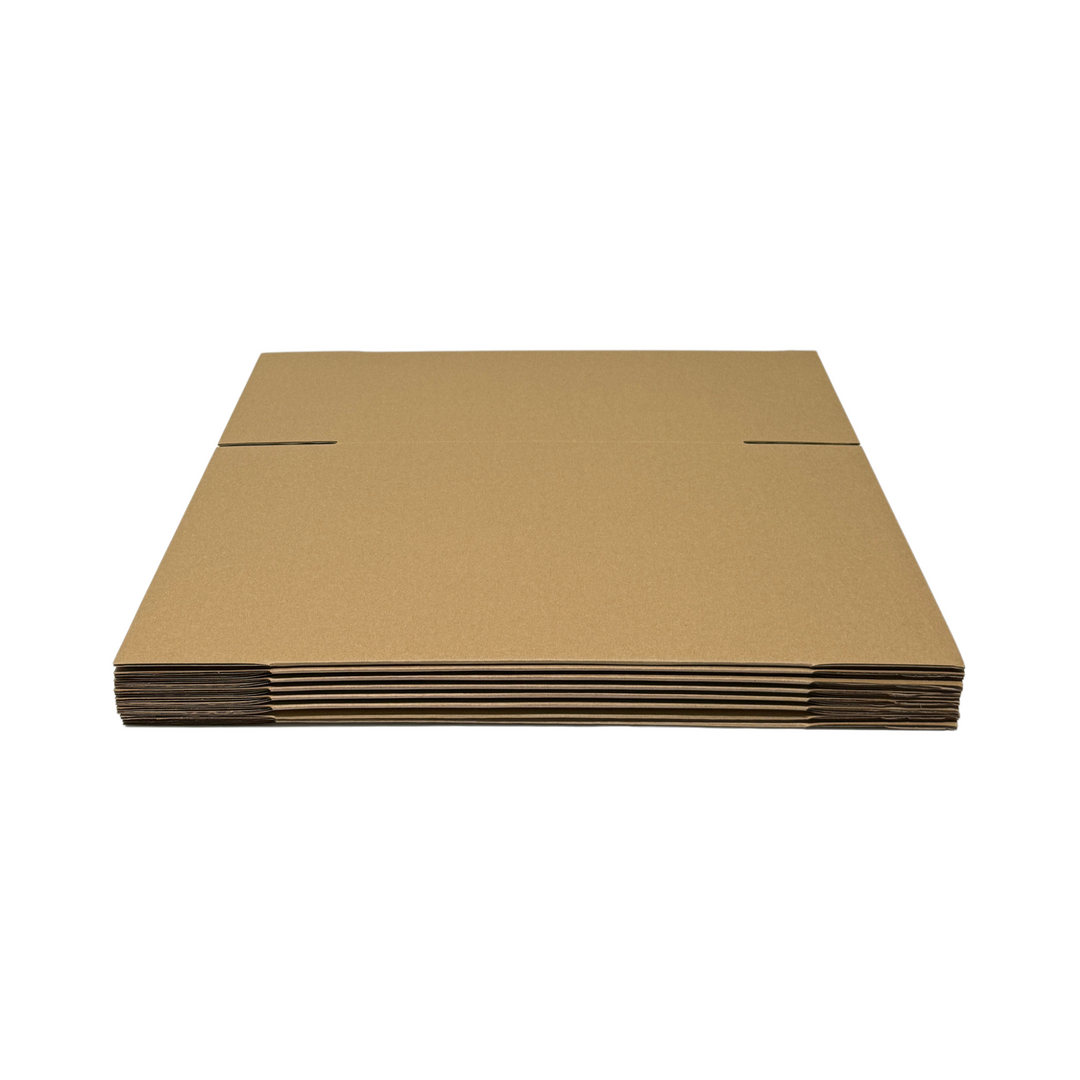 275 x 185 x 330mm Brown Corrugated Mailing Box | B Flute, Slotted Carton, Flat-Pack, Recyclable