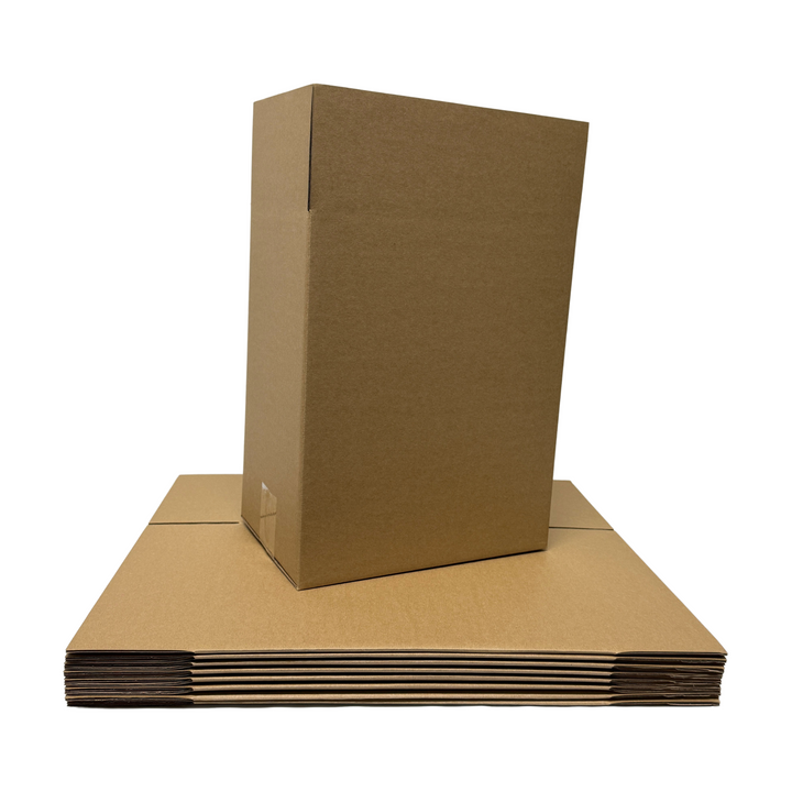 275 x 185 x 330mm Brown Corrugated Mailing Box | B Flute, Slotted Carton, Flat-Pack, Recyclable