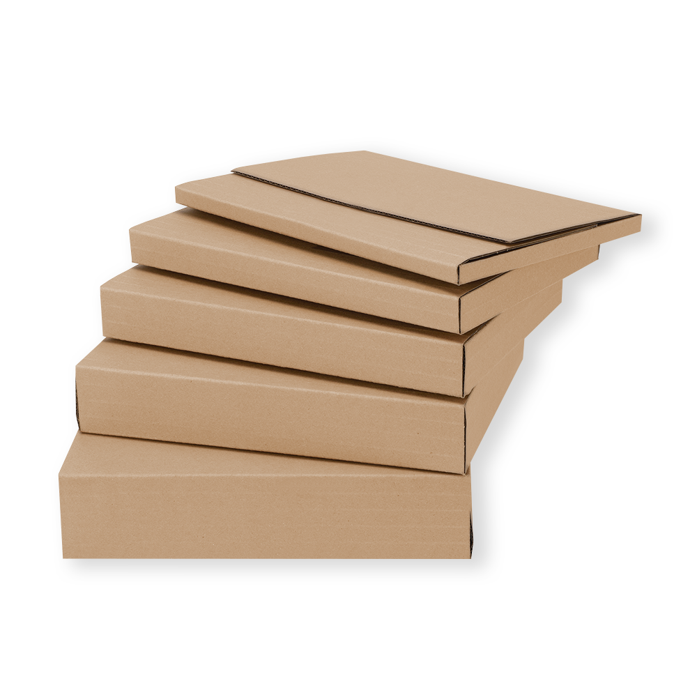 Multi Crease Kraft Brown Box 220 x 160mm (Heights10/20/30/40/50mm) - Small Size Kraft Box- Kraft Boxes Australia Kraft Boxes