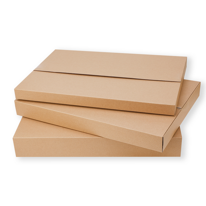 Kraft Box Multi Crease 328x220mm (Heights 60/45/30mm) - Medium Size Kraft Box- Kraft Boxes Australia Kraft Boxes