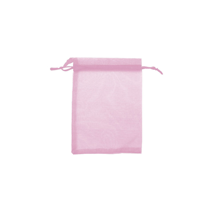 Pink Organza Sheer Gift Bags: Stylish Packaging for Jewelry and Wedding Favors