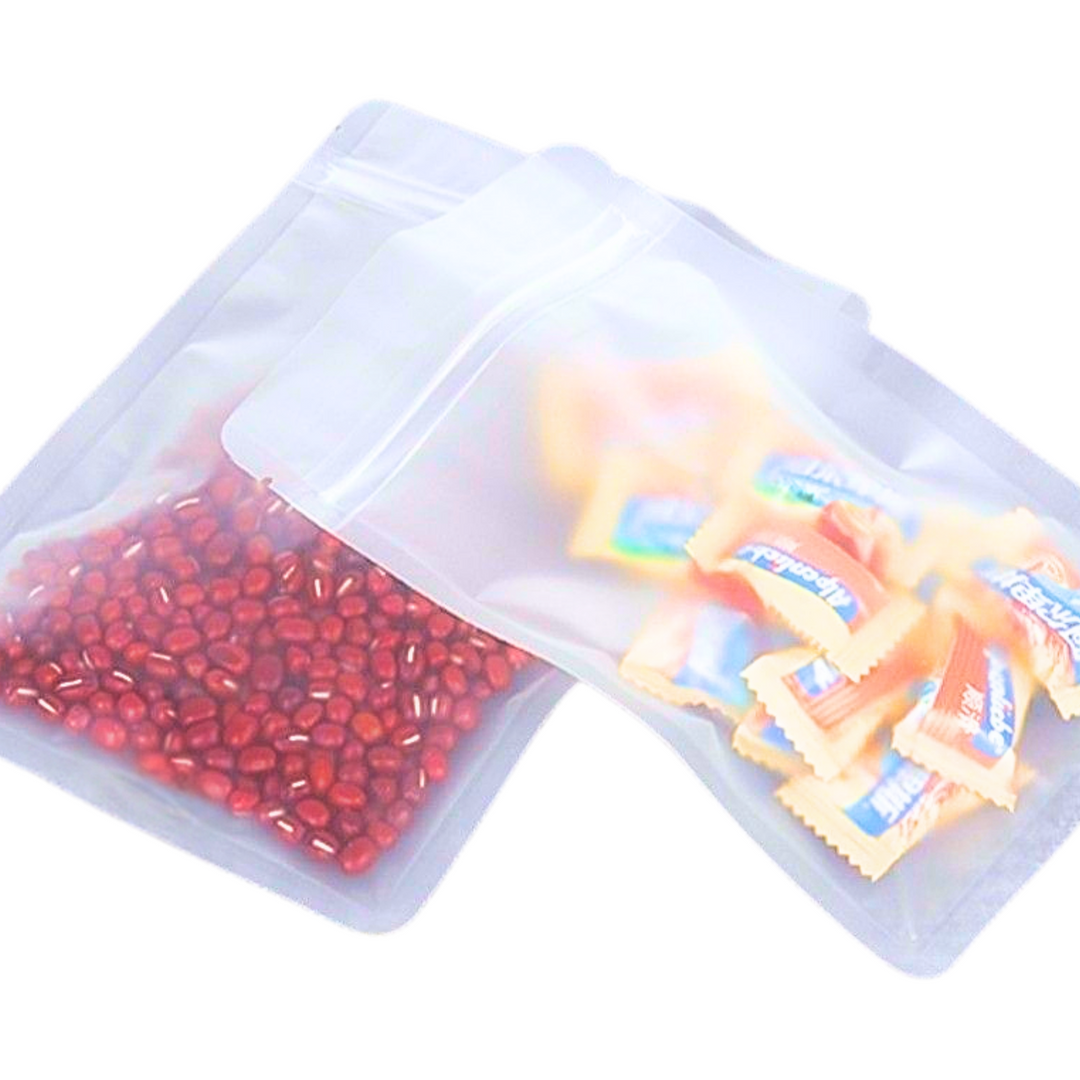 Resealable Zip Lock Flat Matte Plastic Bag - 100 X 150mm- Best Plastic Zip Lock Bags In Australia