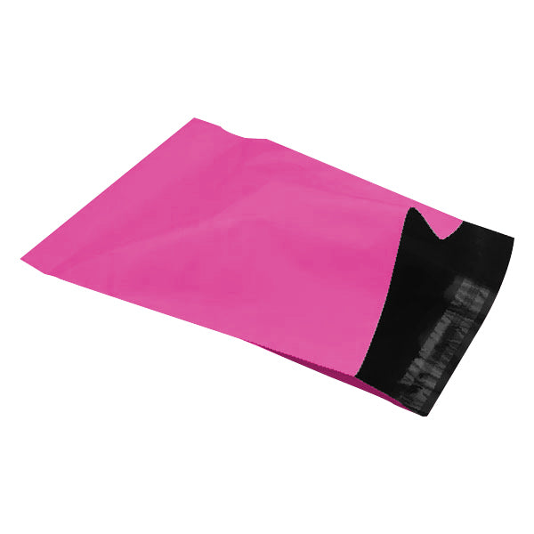 Wholesale 10,000pcs 255mm x 330mm + 40mm Poly Mailing Courier Satchels - Pink