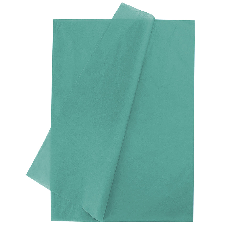 500pcs Teal Gift Wrapping Tissue Packaging Paper - 50cm x 70cm, Recyclable & Eco-Friendly