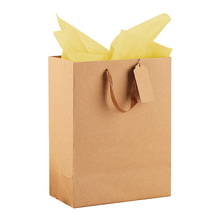 500pcs Yellow Gift Wrapping Tissue Packaging Paper - 50cm x 70cm, Recyclable & Eco-Friendly