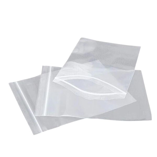 100 x 140mm ZipLock Clear Resealable Plastic Bags