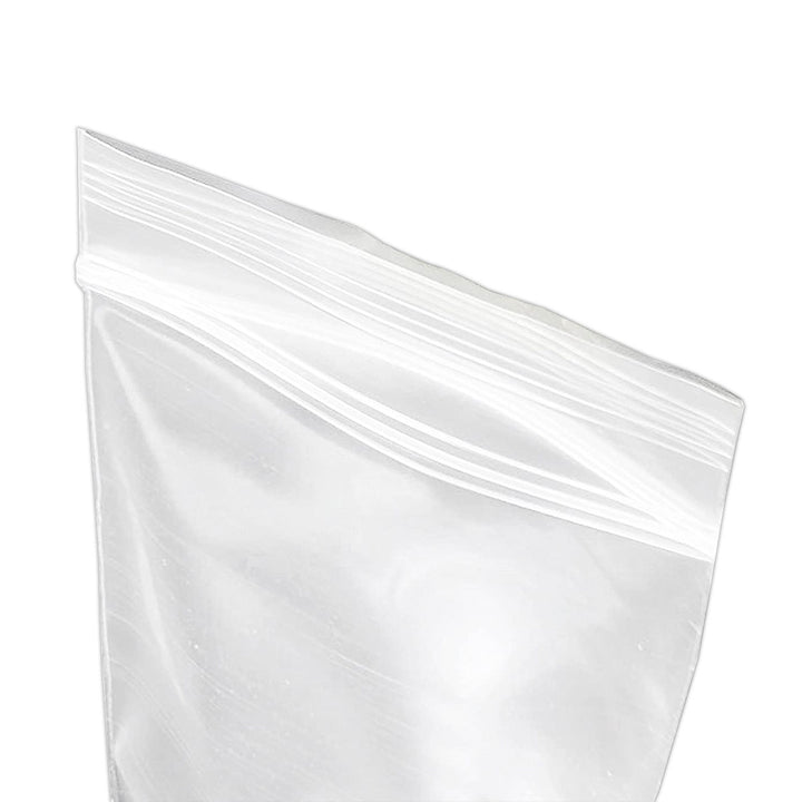 100 x 190mm ZipLock Clear Resealable Plastic Bags