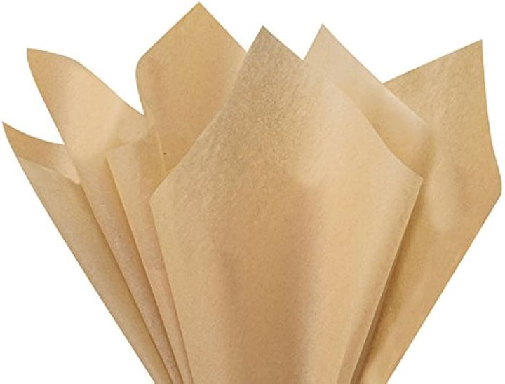 500pcs Brown Gift Wrapping Tissue Packaging Paper - 50cm x 70cm, Recyclable & Eco-Friendly