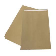 Card Mailer 260 x 360mm + 30mm Adhesive Seal - 120gsm Brown Envelopes for Secure Mailing