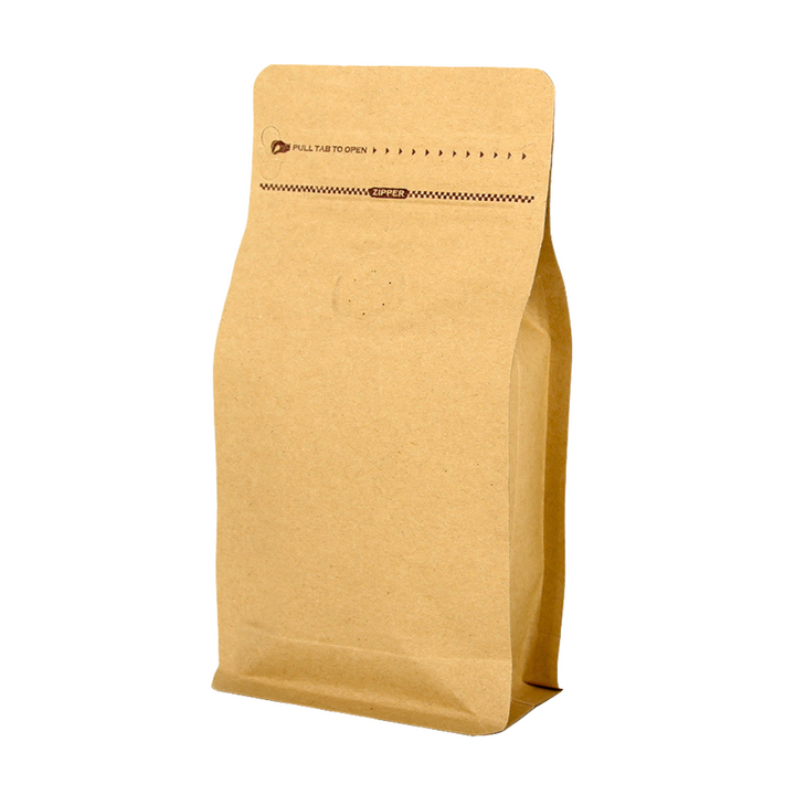 130 x 200 + 75mm Craft Brown Coffee Ziplock Bag – Airtight, Stylish, and Durable Coffee Storage