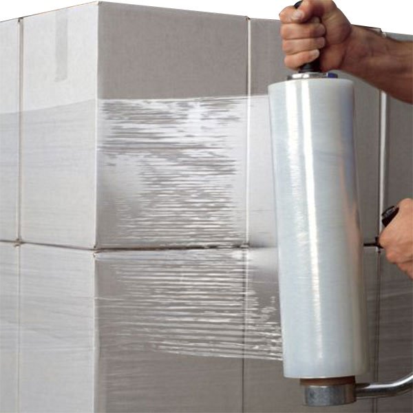 Rolls of CLEAR 500mm x 400m 25UM Stretch Film Pallet Wrap - Durable Carton Shrink Wrap