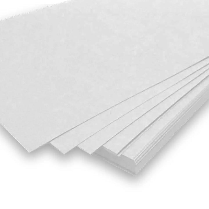 A4 White & Black 250GSM Kraft Paper Sheets - Natural Recycled for Invitations & Weddings