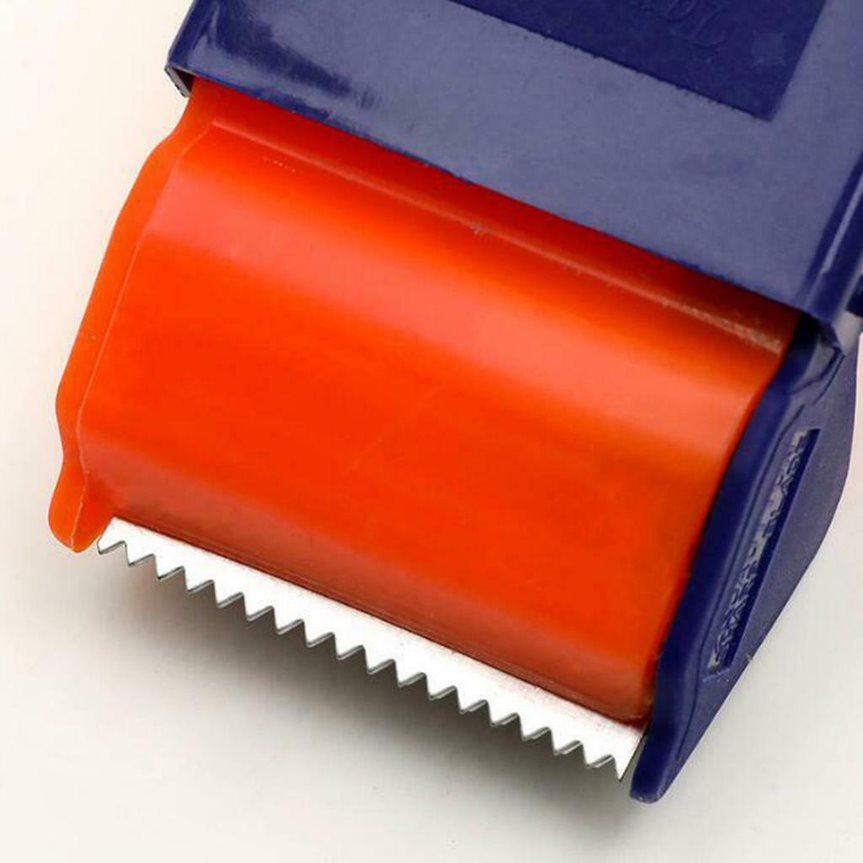 Orange 3" Core Handheld Tape Dispenser - Durable and Ergonomic Packing Tool