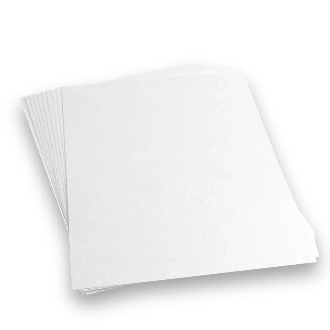 A4 White & Black 250GSM Kraft Paper Sheets - Natural Recycled for Invitations & Weddings